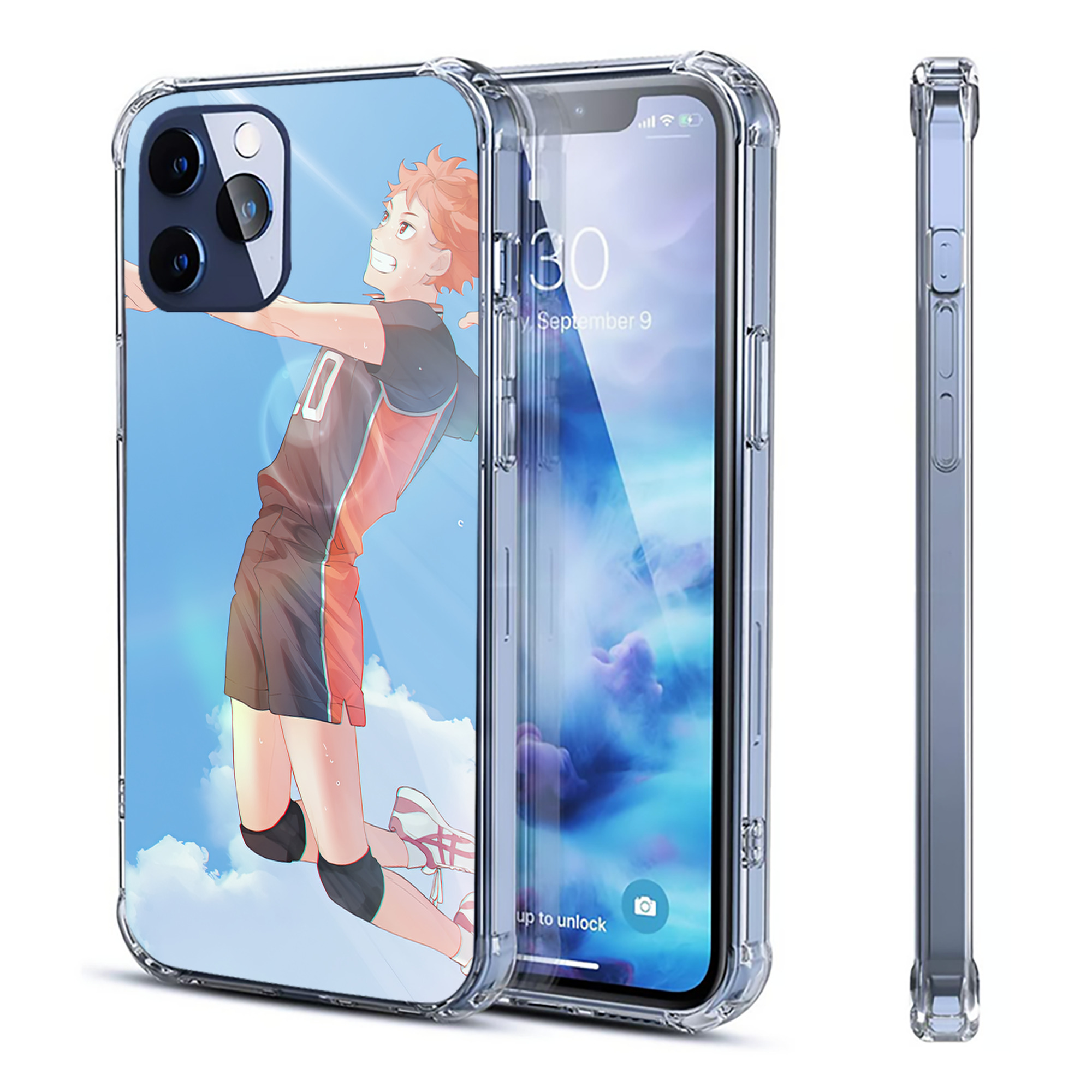 （画像用） ハイキュー!! Haikyu!! 【iPhone 12シリーズ対応】透明スマホケース（クリアソフトケース）